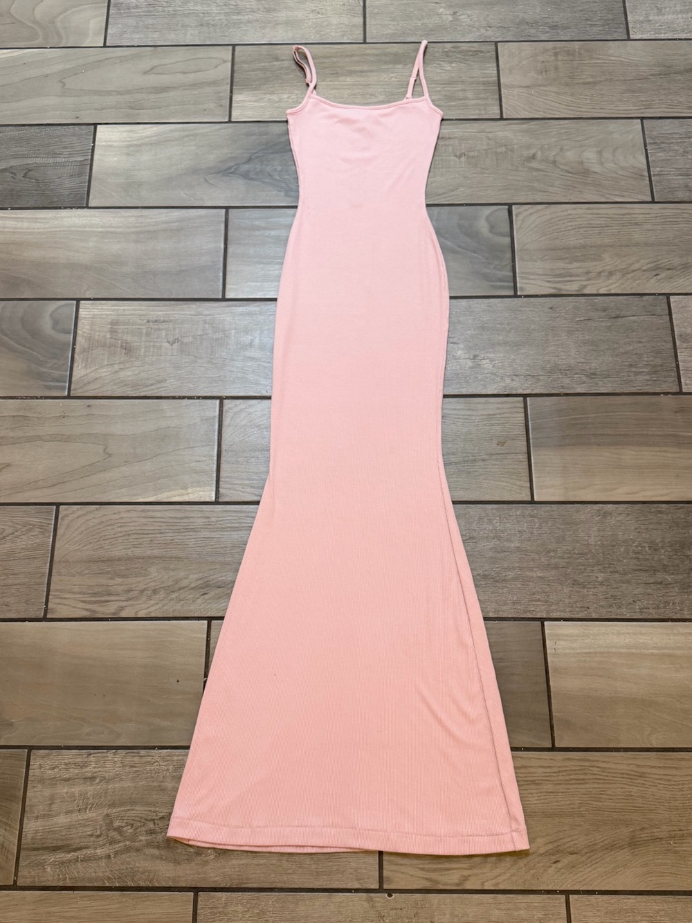 SKIMS Soft Lounge Long Slip Dress Morganite Pink Maxi Bodycon
